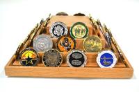 Coin Display "Lazy Susan" (Oak)